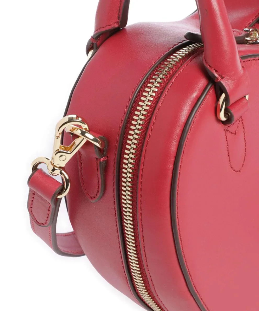 Valentines Umhängetasche fein genarbtes Rindsleder rot