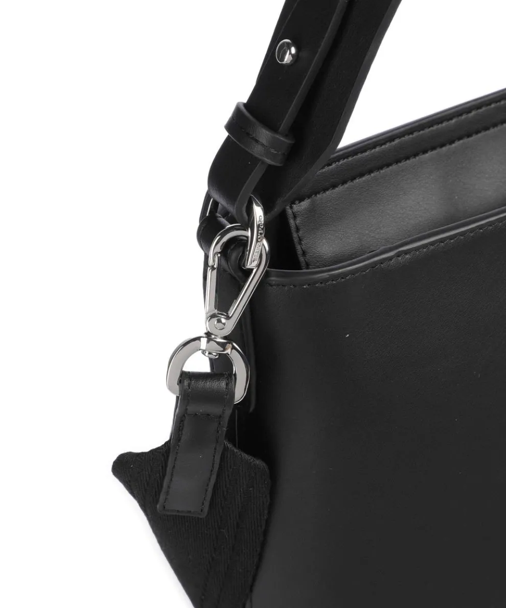 Vanja Beuteltasche Lederimitat schwarz