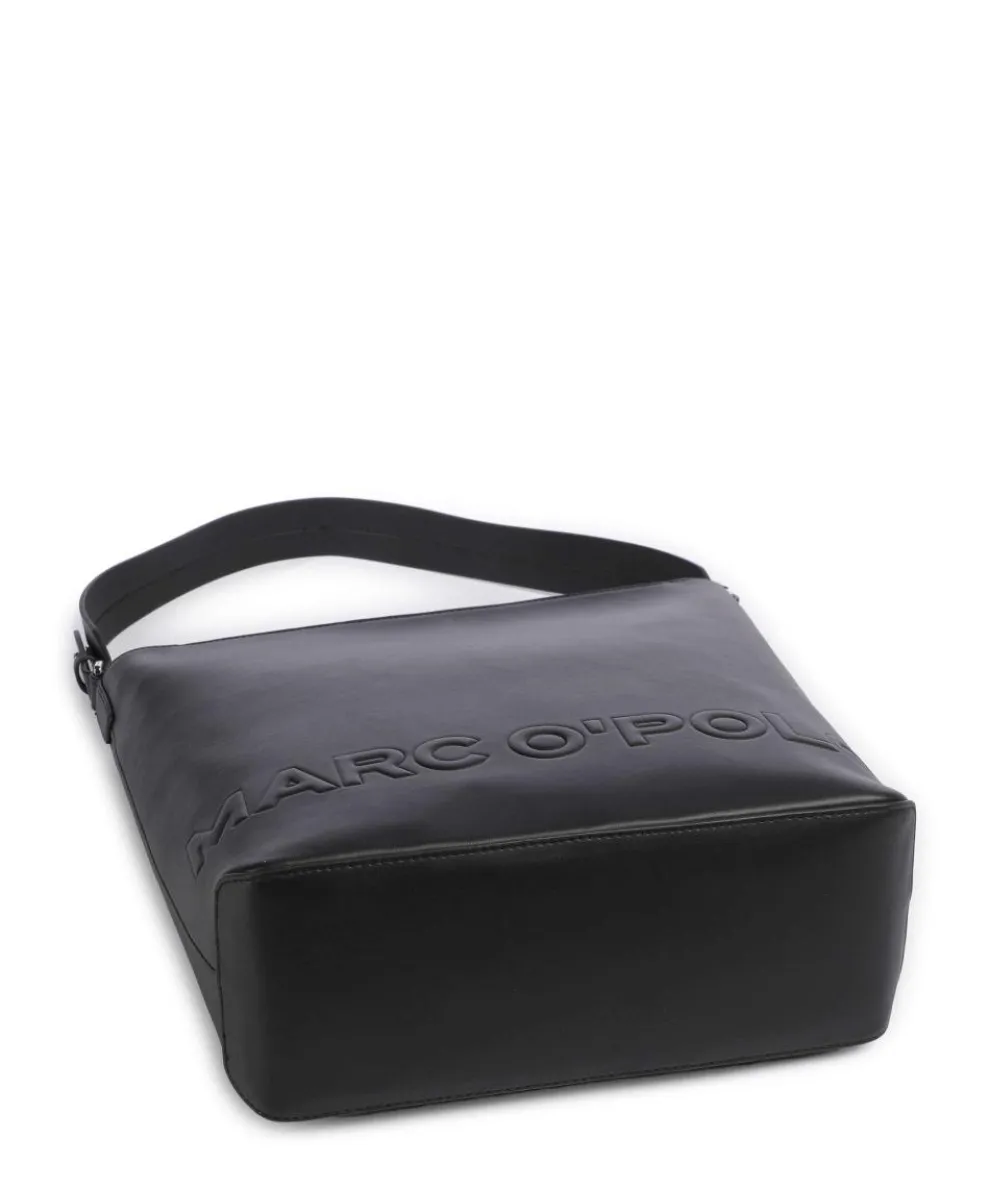 Vanja Beuteltasche Lederimitat schwarz