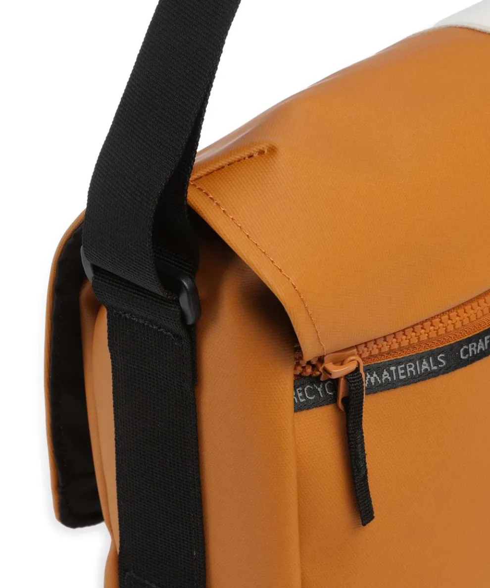 Vanuatu Umhängetasche recyceltes Polyester ocker