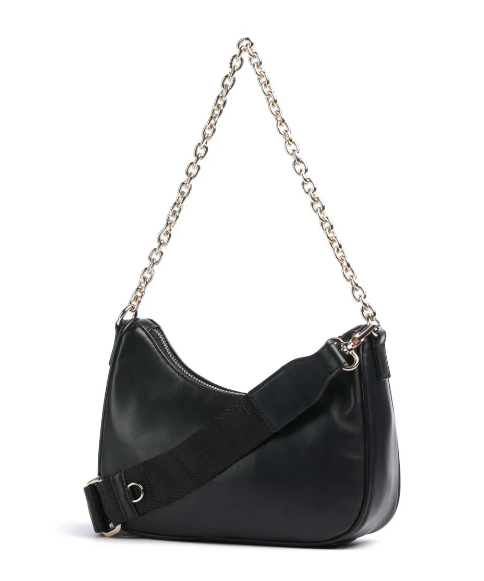 Achala S Schultertasche Lederimitat schwarz