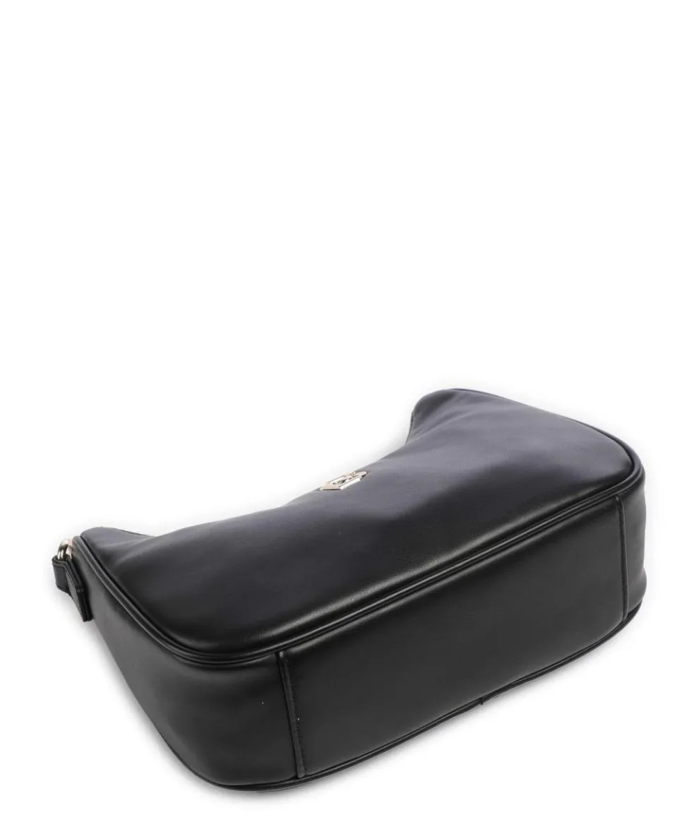 Achala S Schultertasche Lederimitat schwarz