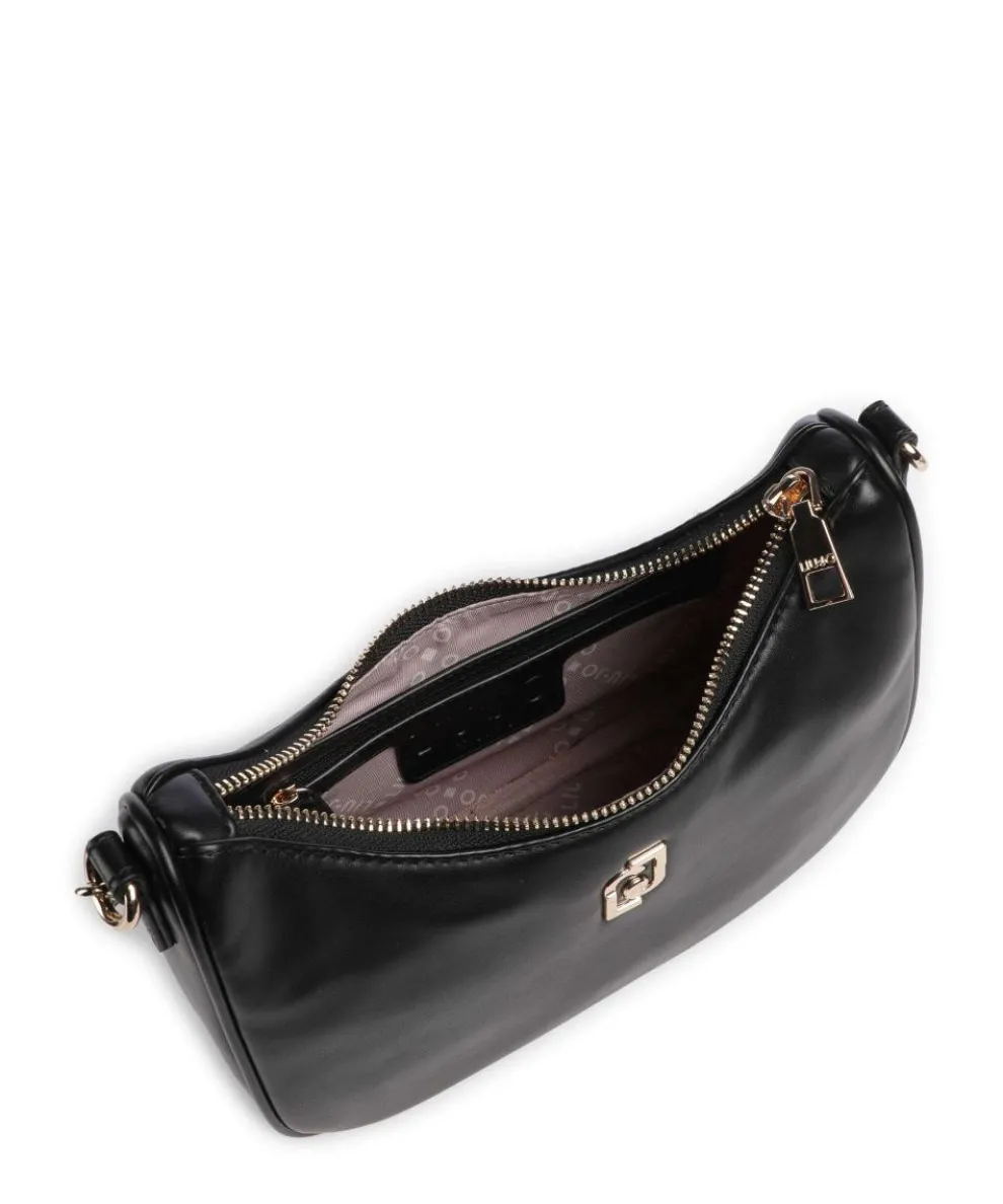 Achala S Schultertasche Lederimitat schwarz