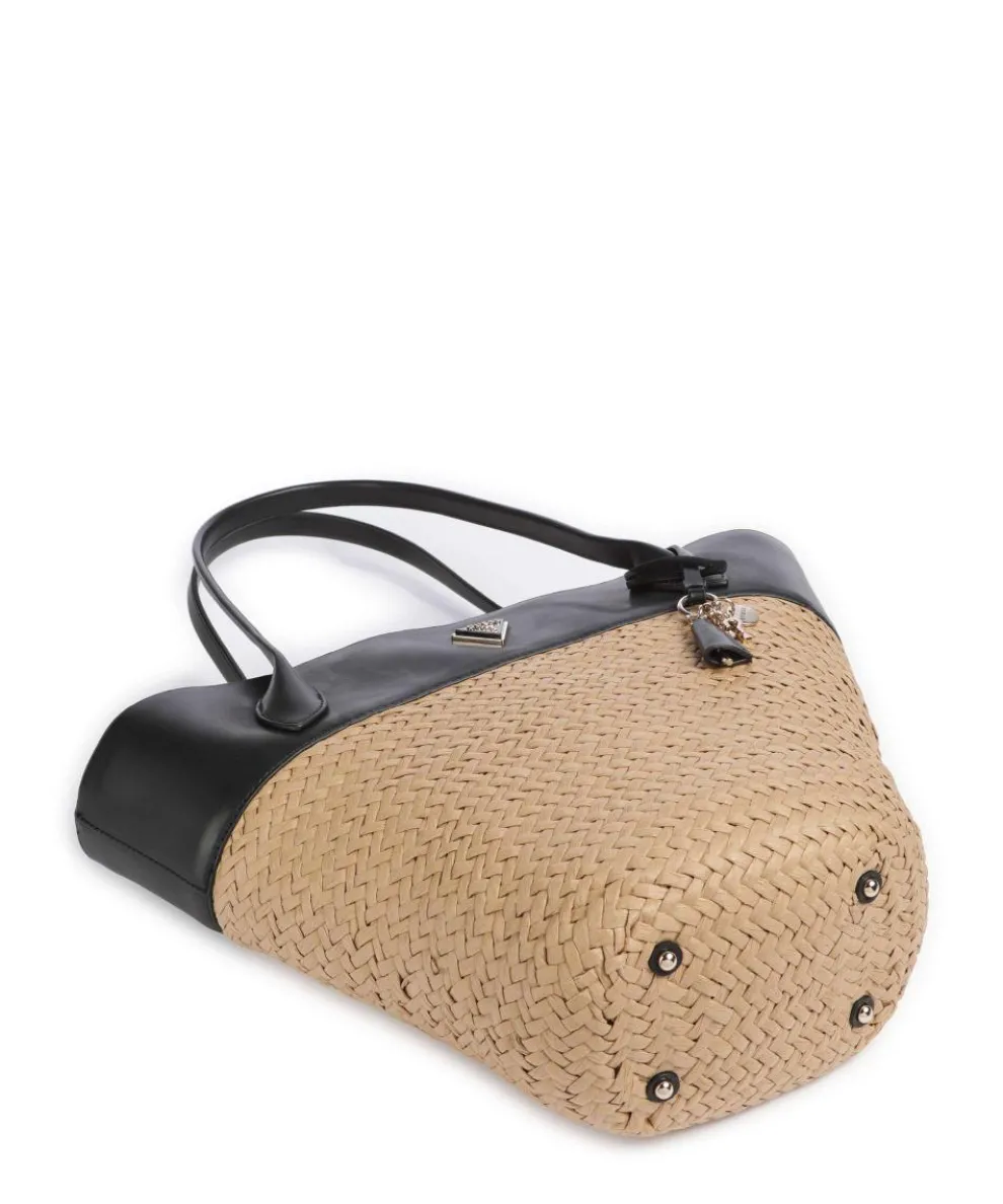 Venere Shopper Bast natur/schwarz