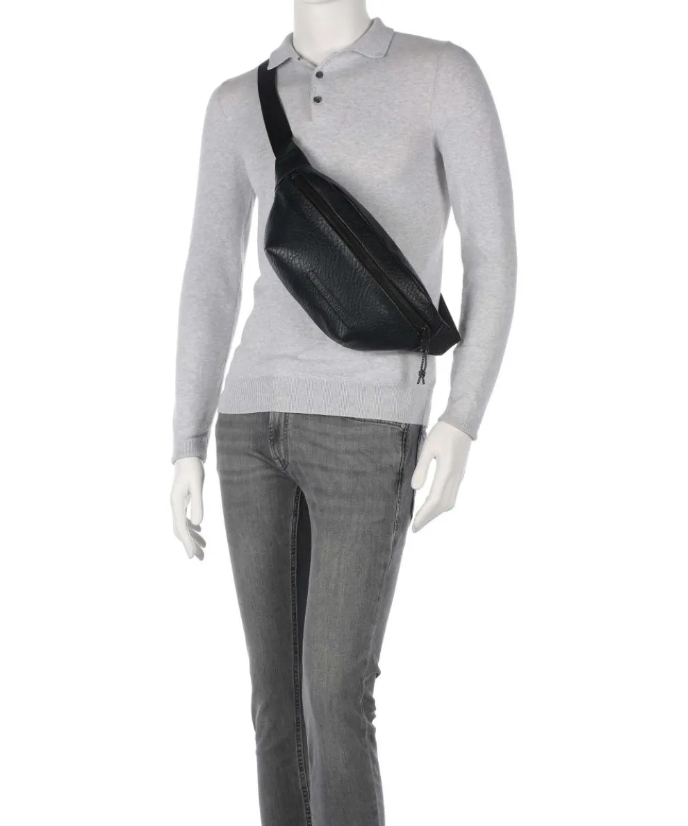 Venice Gürteltasche Lederimitat schwarz