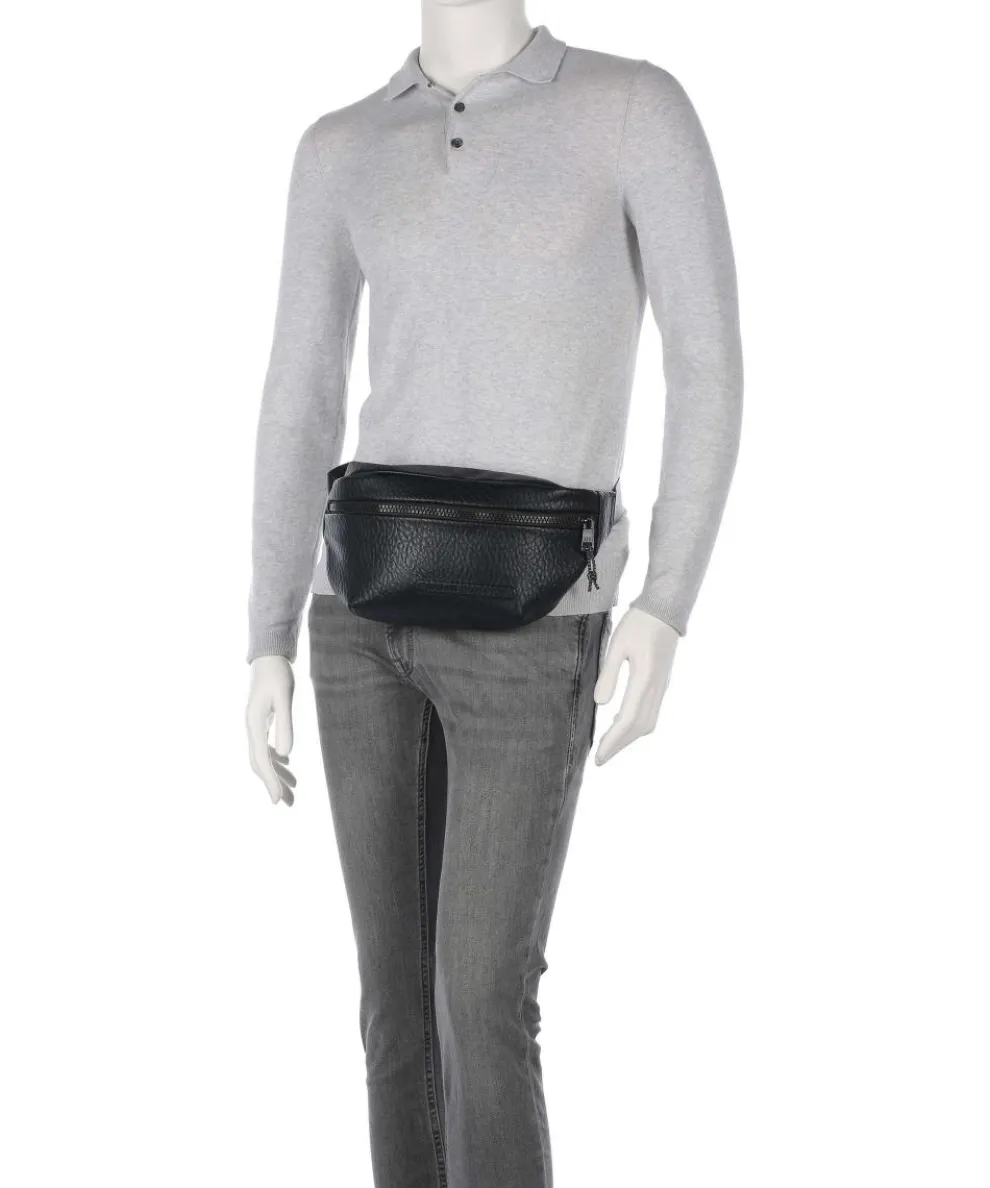 Venice Gürteltasche Lederimitat schwarz