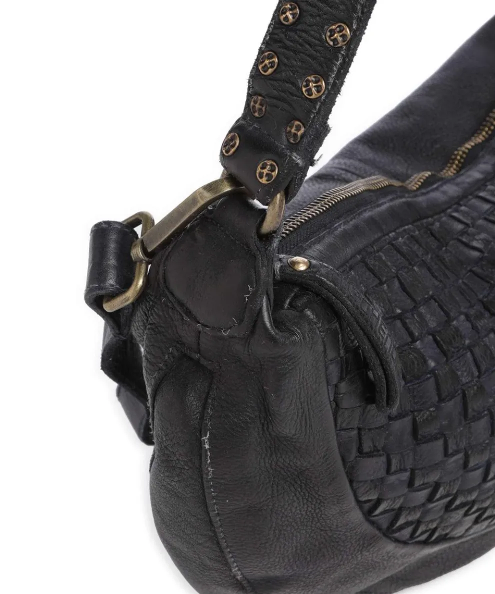 Venusweg 8 Beuteltasche genarbtes Leder navy