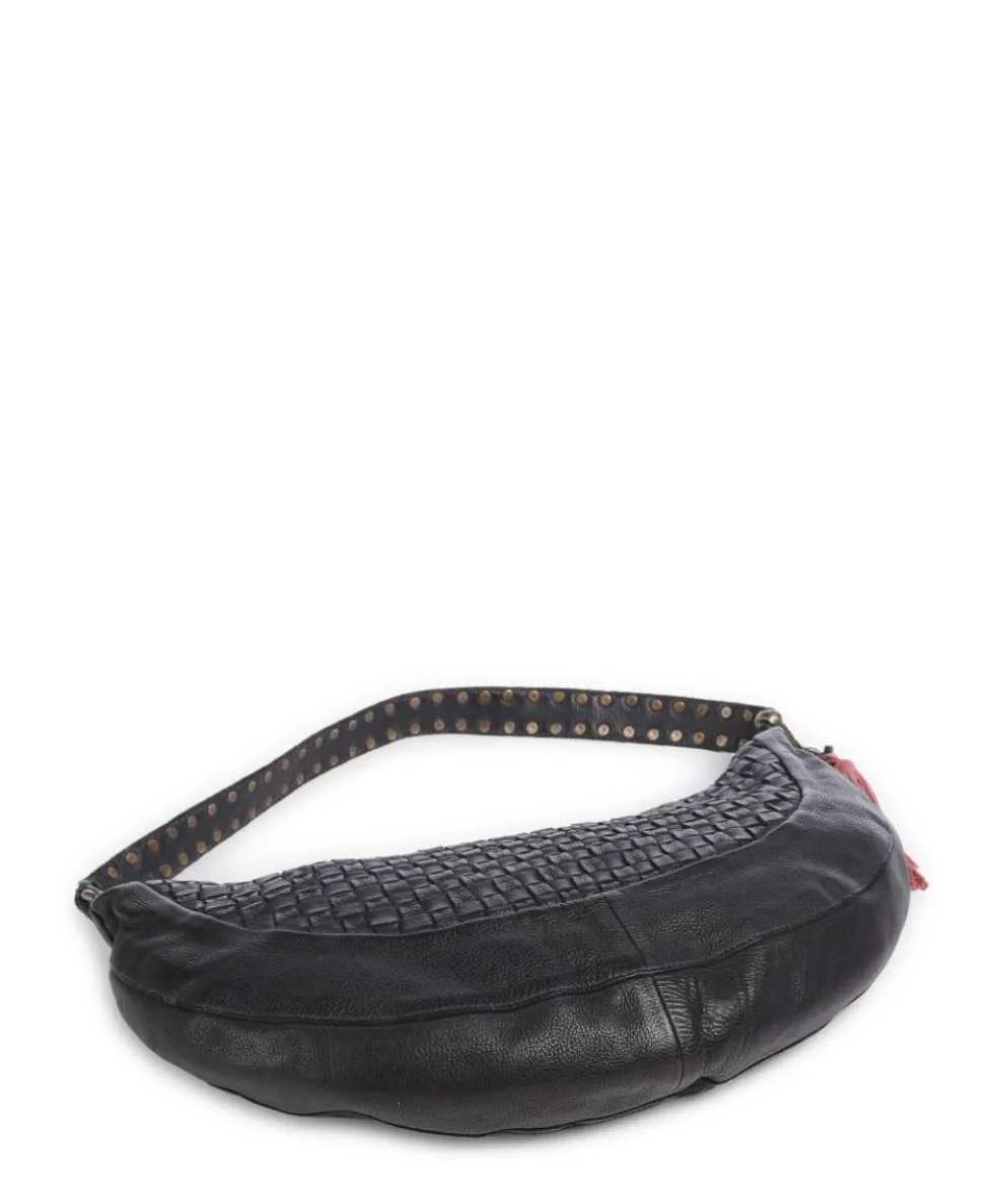 Venusweg 8 Beuteltasche genarbtes Leder navy