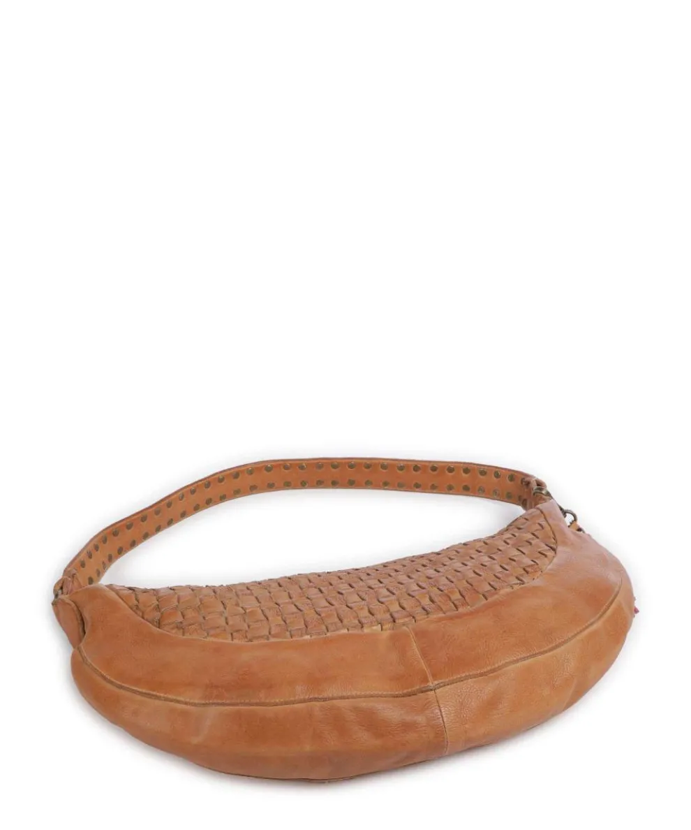 Venusweg 8 Beuteltasche genarbtes Leder braun