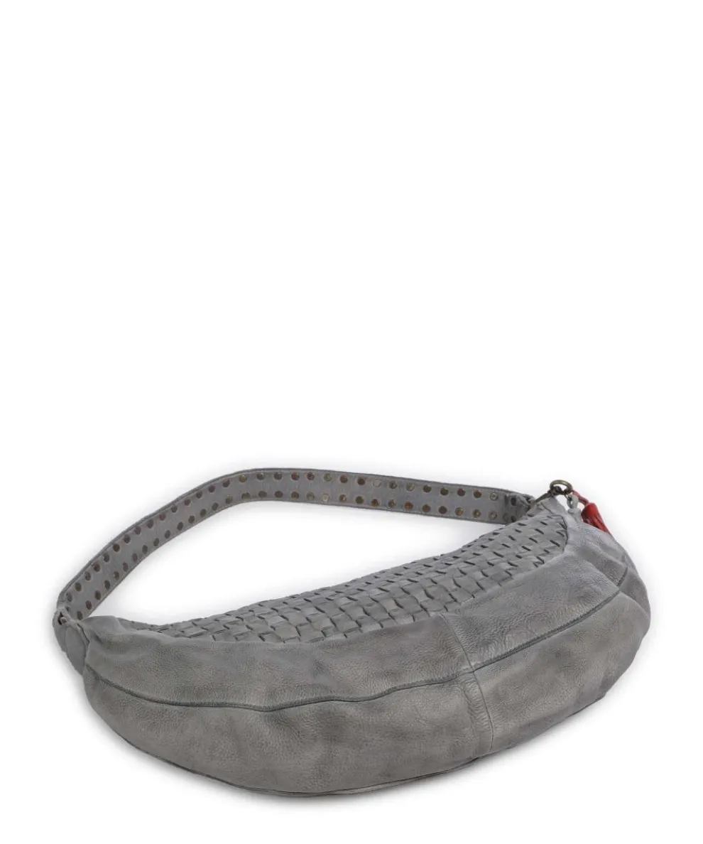 Venusweg 8 Beuteltasche genarbtes Leder grau