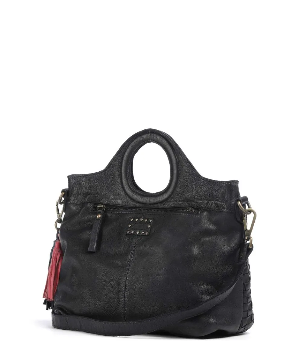 Venusweg 1 Handtasche genarbtes Rindsleder navy