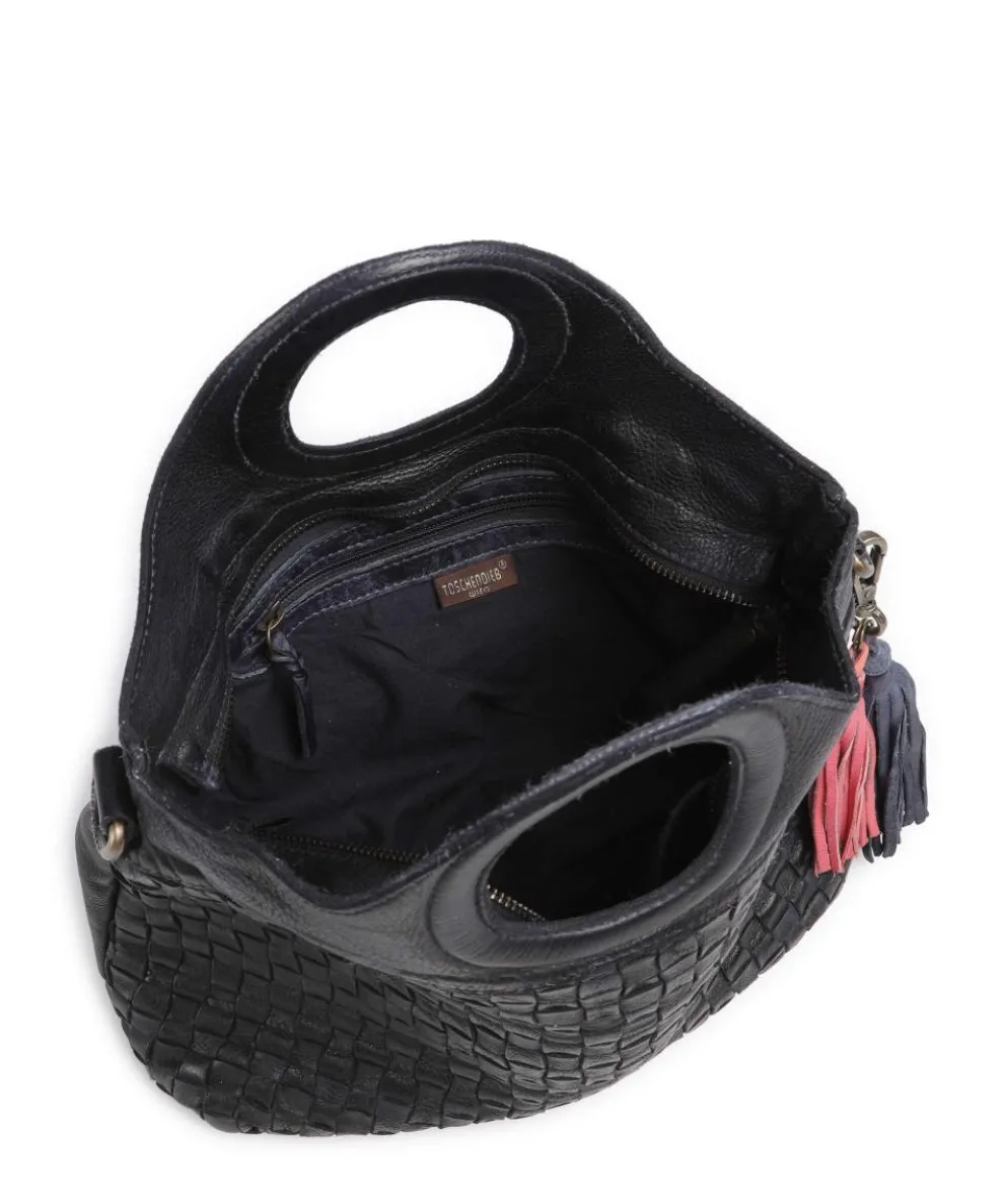 Venusweg 1 Handtasche genarbtes Rindsleder navy