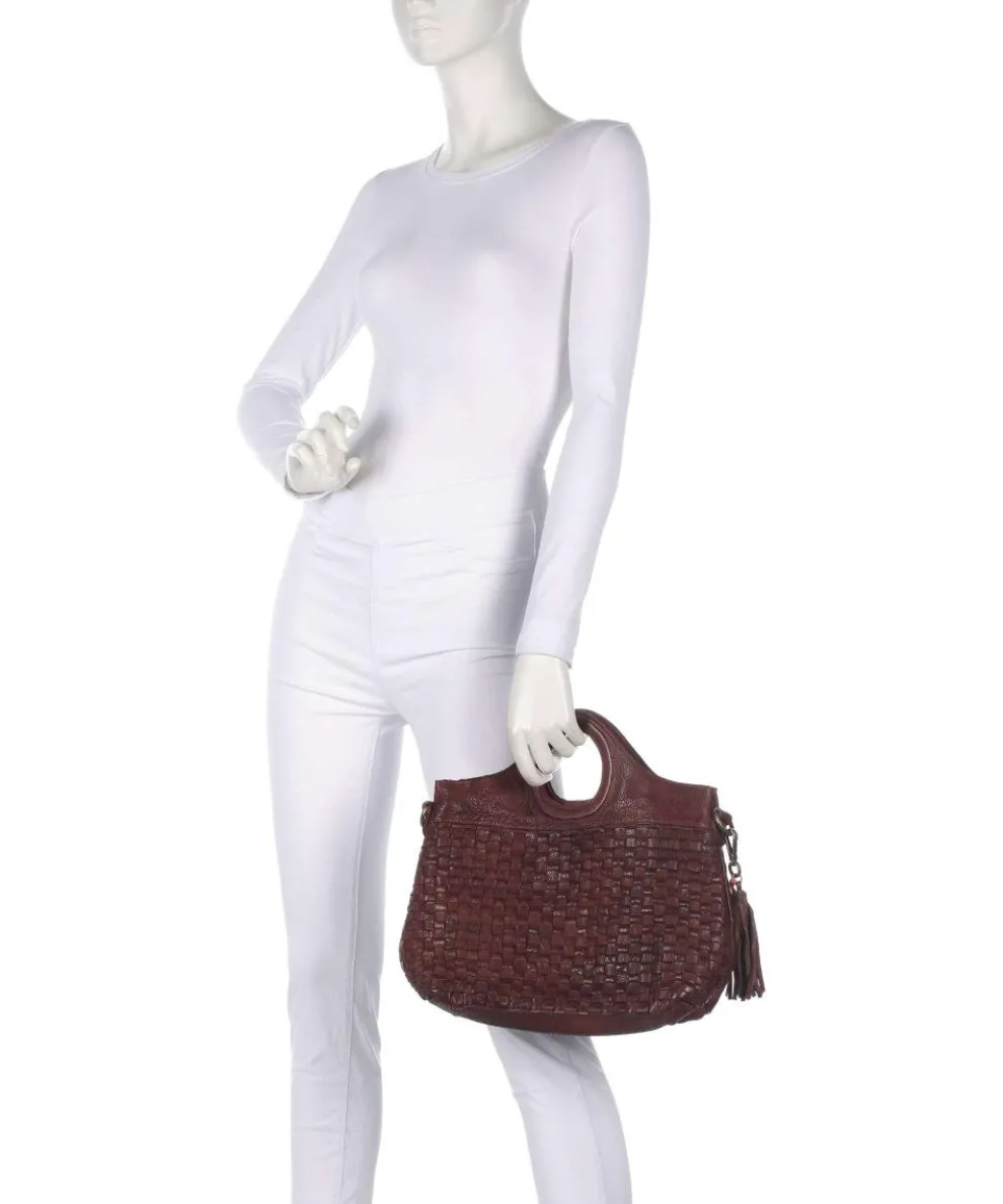 Venusweg 1 Handtasche genarbtes Rindsleder dunkelbraun