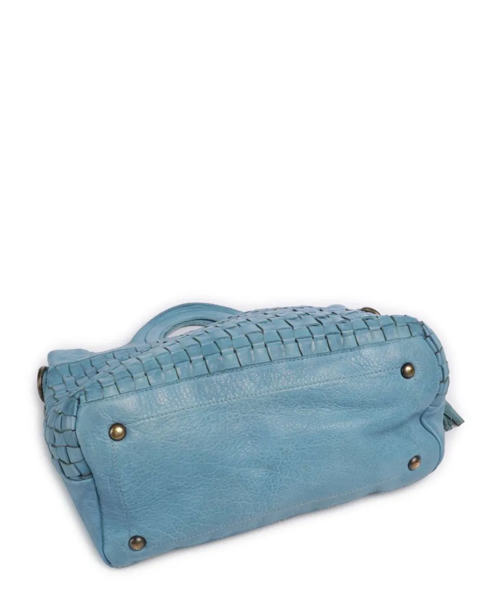 Venusweg 1 Handtasche genarbtes Rindsleder blau