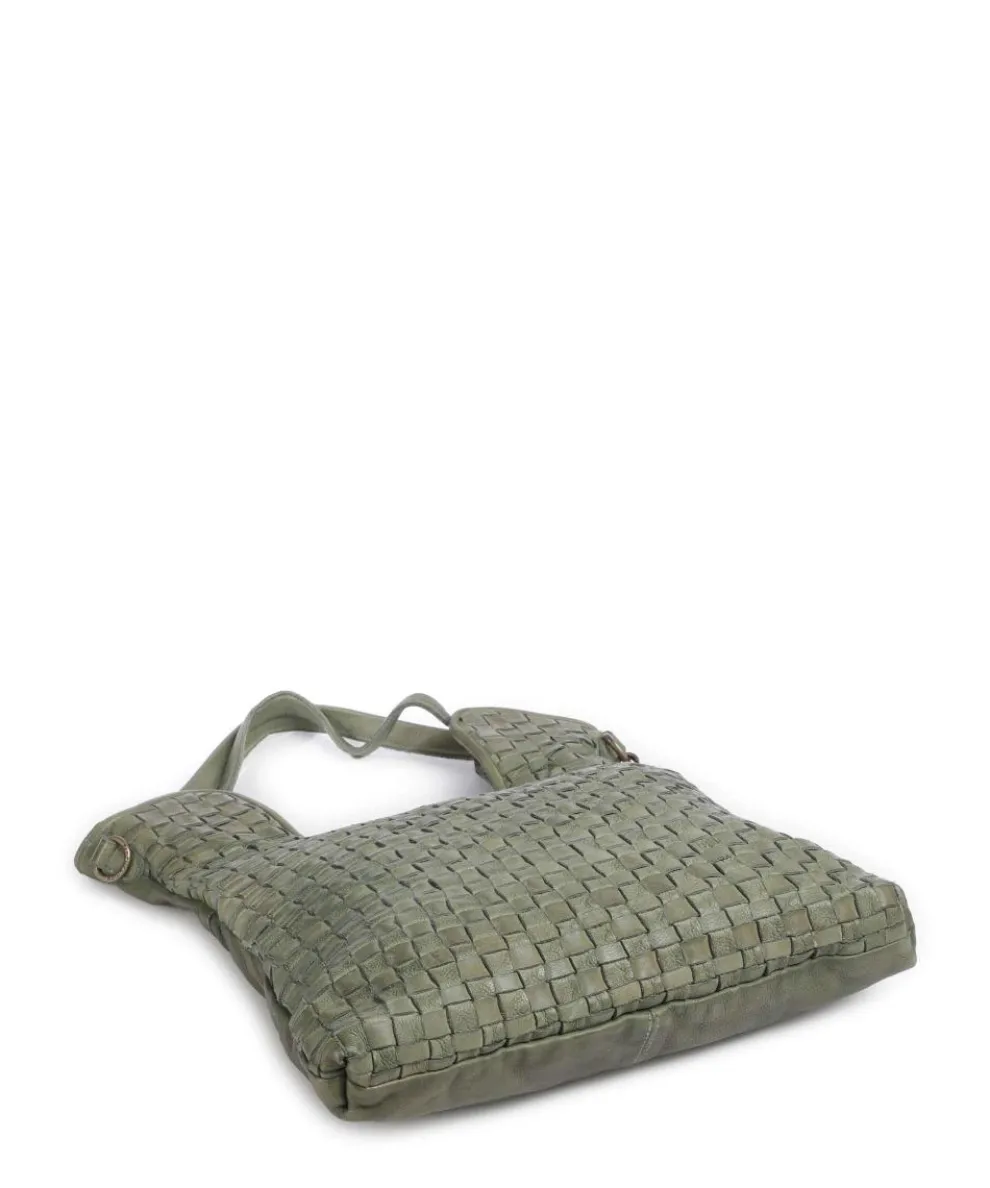 Venusweg 3 Shopper genarbtes Leder grün