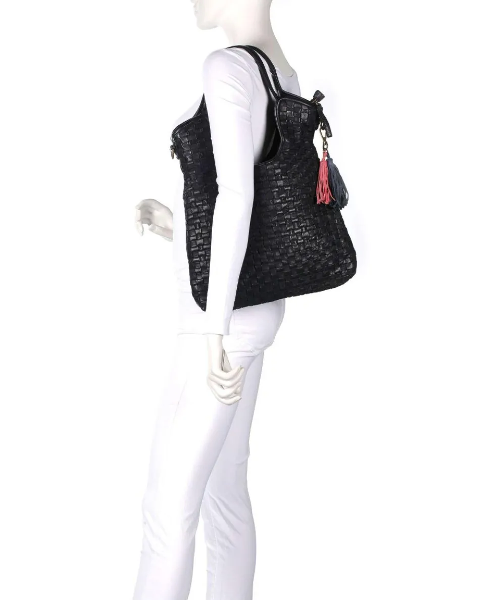 Venusweg 3 Shopper genarbtes Leder navy