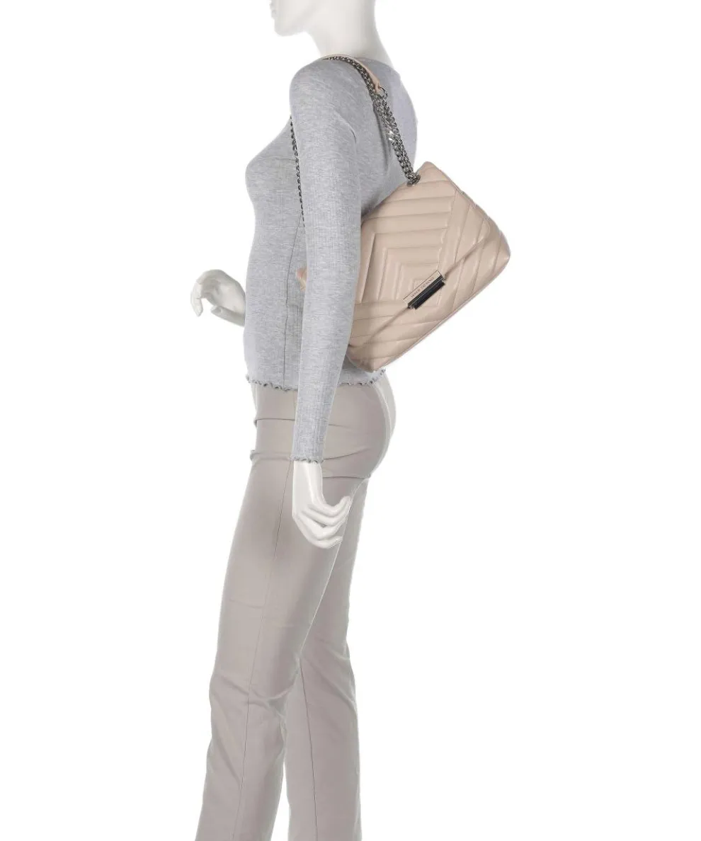 Victoria M Schultertasche Lederimitat altrosa