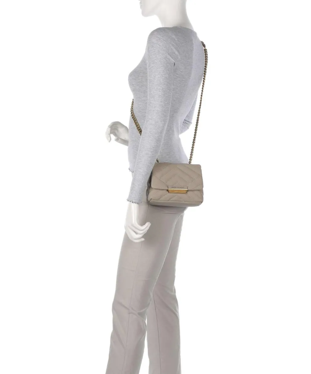 Victoria Mini Umhängetasche Lederimitat beige