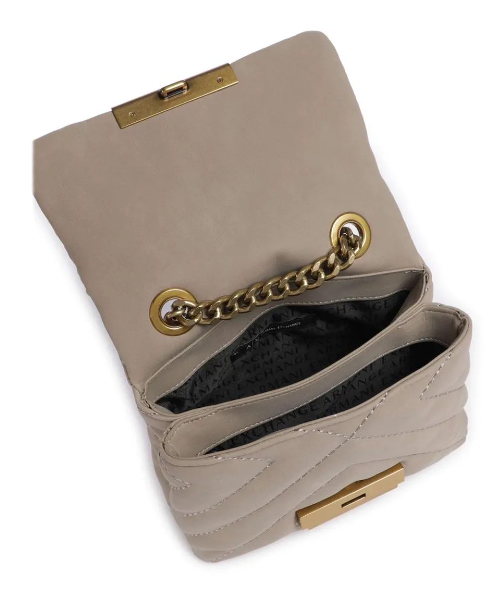 Victoria Mini Umhängetasche Lederimitat beige