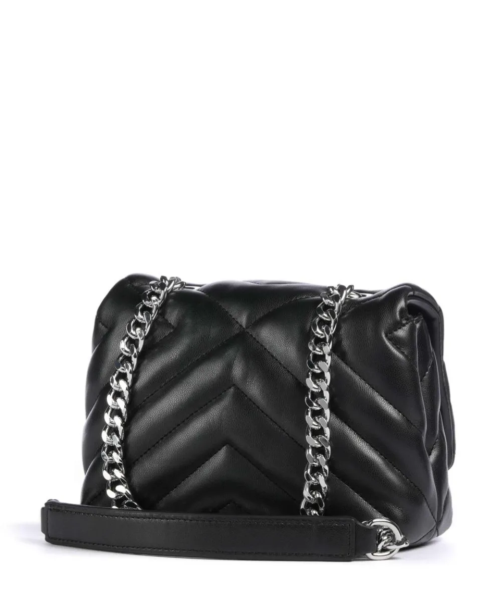 Victoria Mini Umhängetasche Lederimitat schwarz