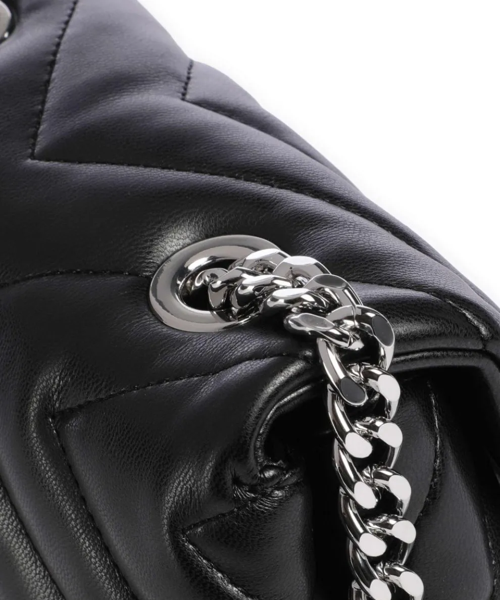 Victoria Mini Umhängetasche Lederimitat schwarz