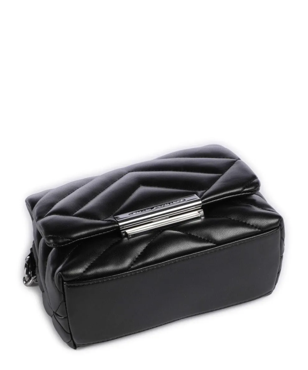 Victoria Mini Umhängetasche Lederimitat schwarz