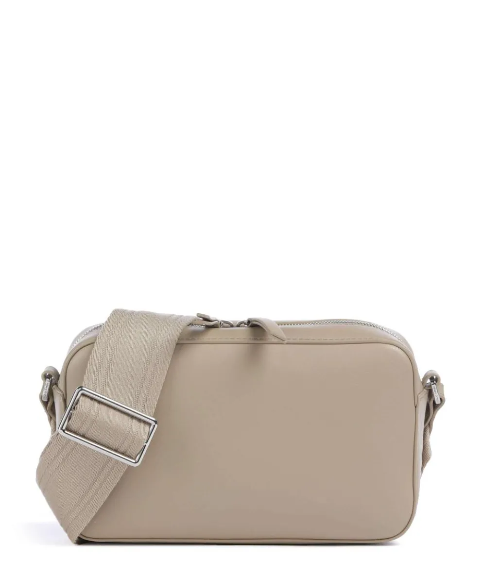 Villar Umhängetasche Lederimitat beige