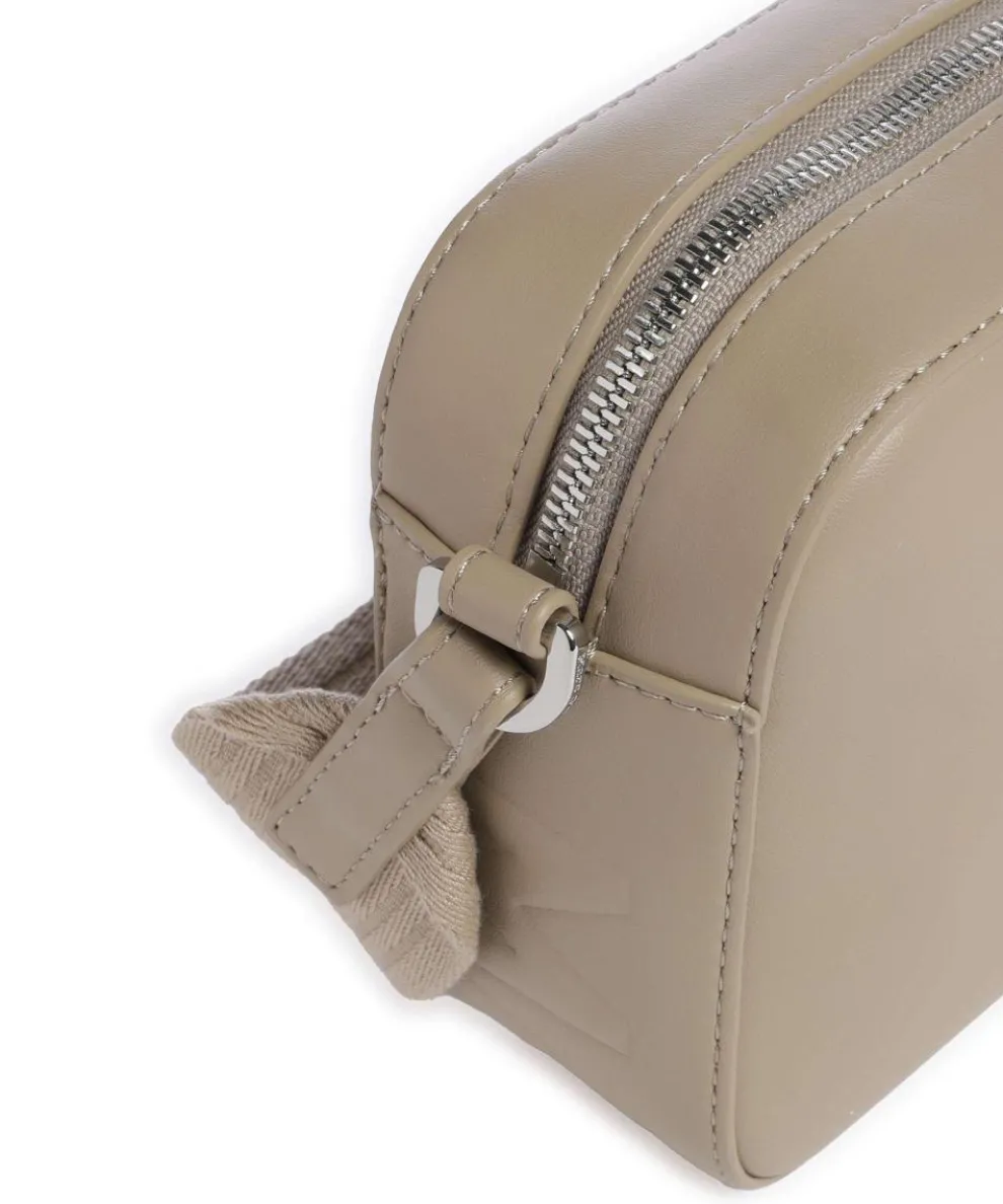 Villar Umhängetasche Lederimitat beige