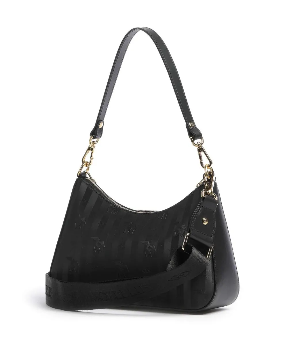 Vinerus Castiel Schultertasche Canvas schwarz