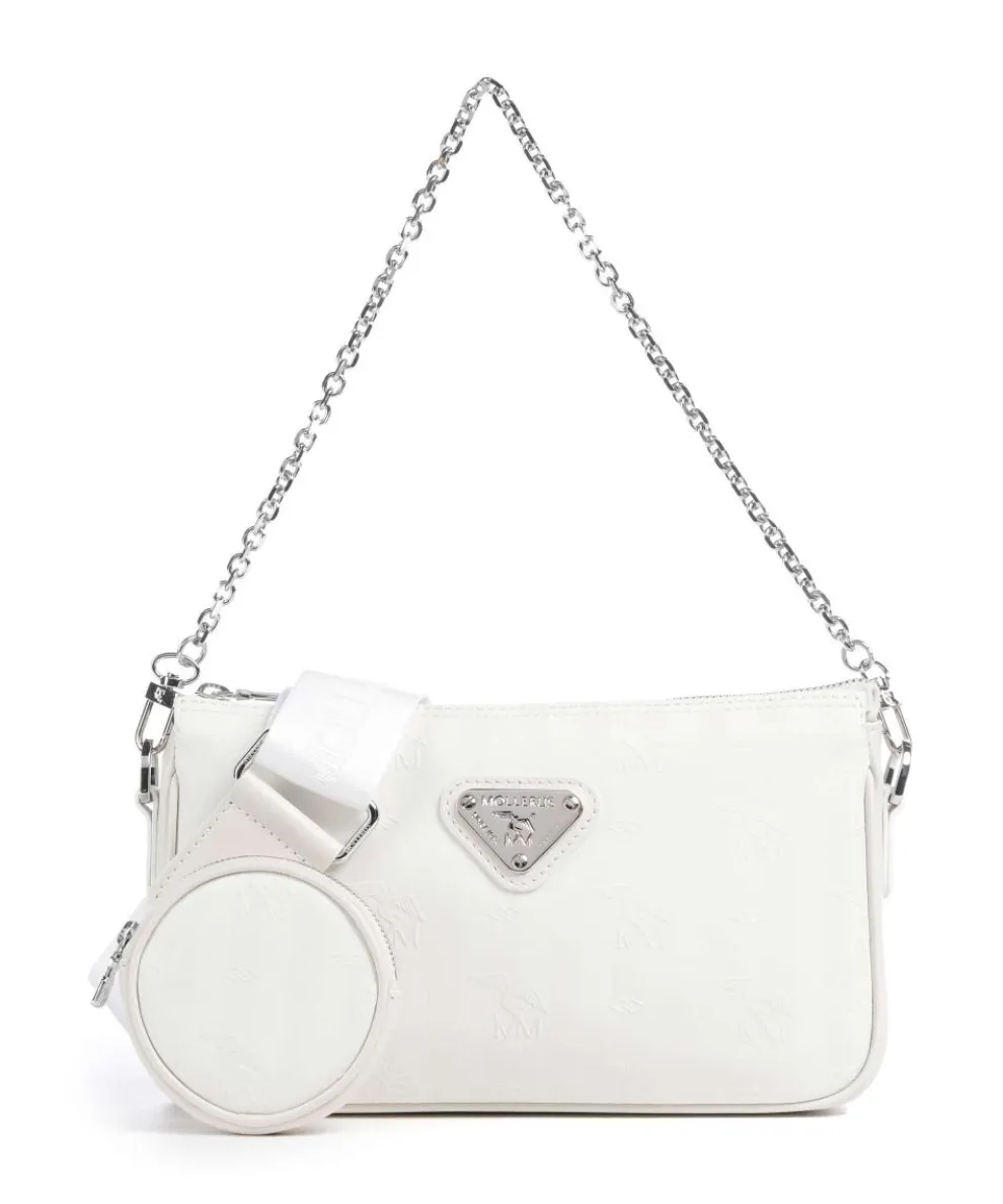 Vinerus Zell Schultertasche Canvas weiß