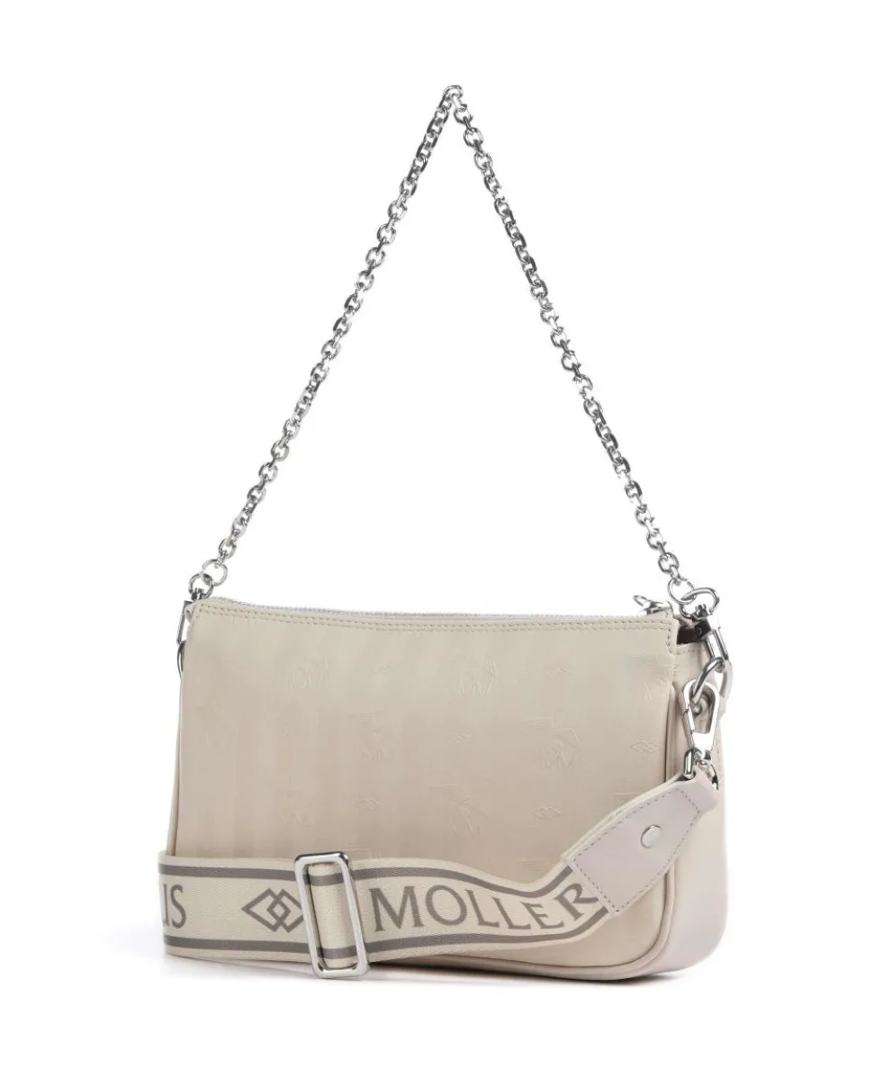 Vinerus Zell Schultertasche Canvas elfenbein