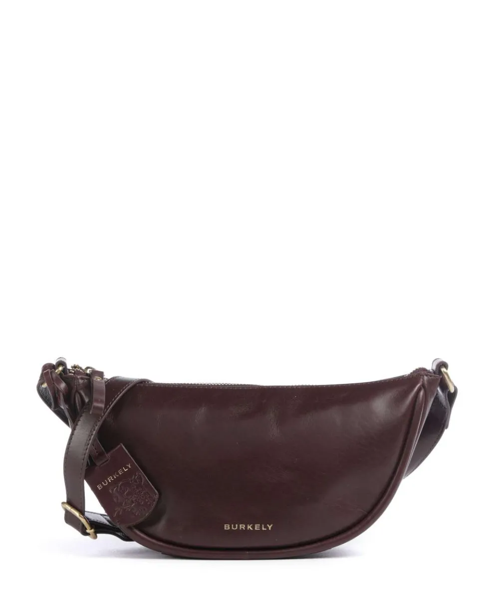 Vintage Veda Umhängetasche Leder dunkelrot