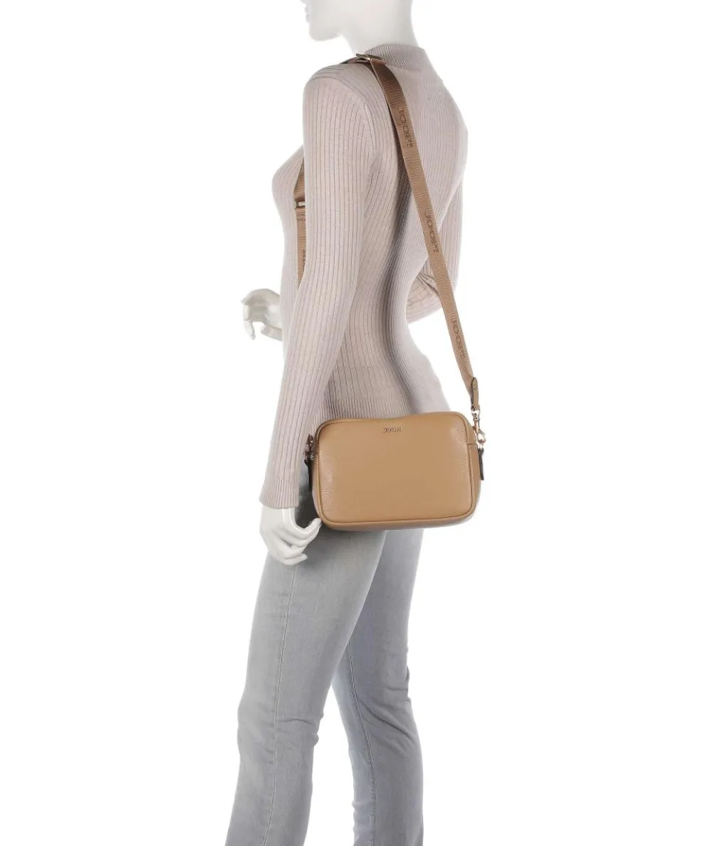 Vivace Cloe Umhängetasche genarbtes Leder beige