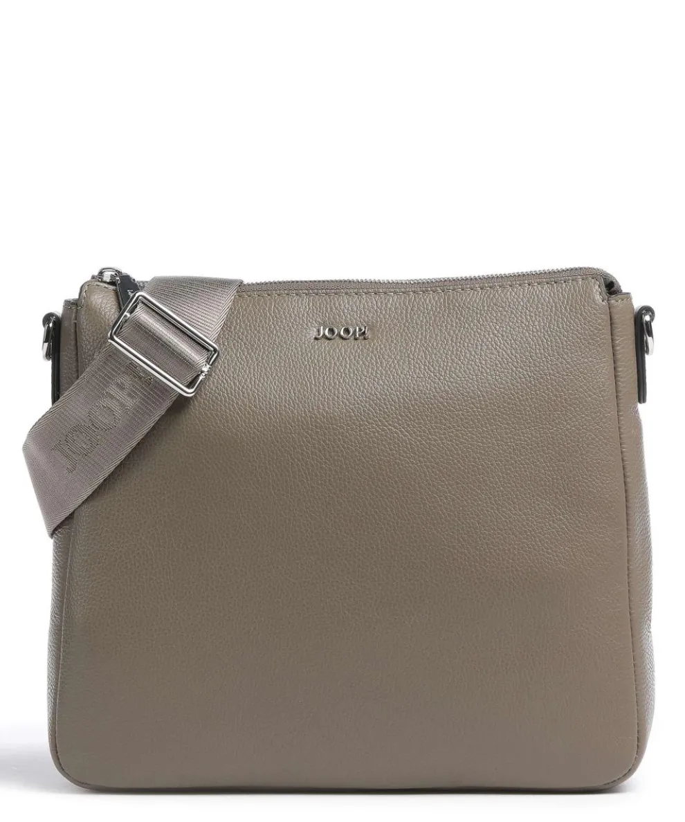 Vivace Jasmina Umhängetasche genarbtes Rindsleder taupe