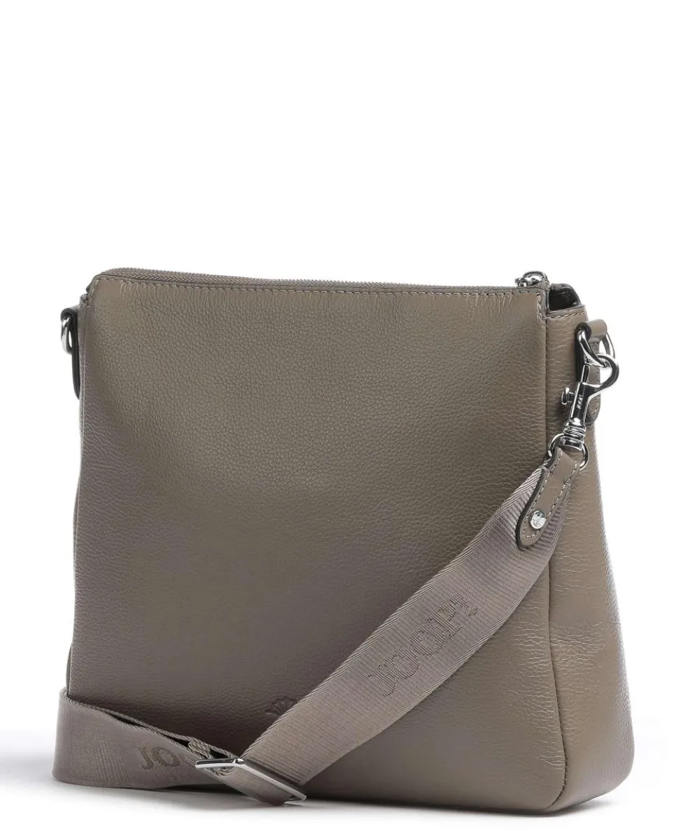 Vivace Jasmina Umhängetasche genarbtes Rindsleder taupe