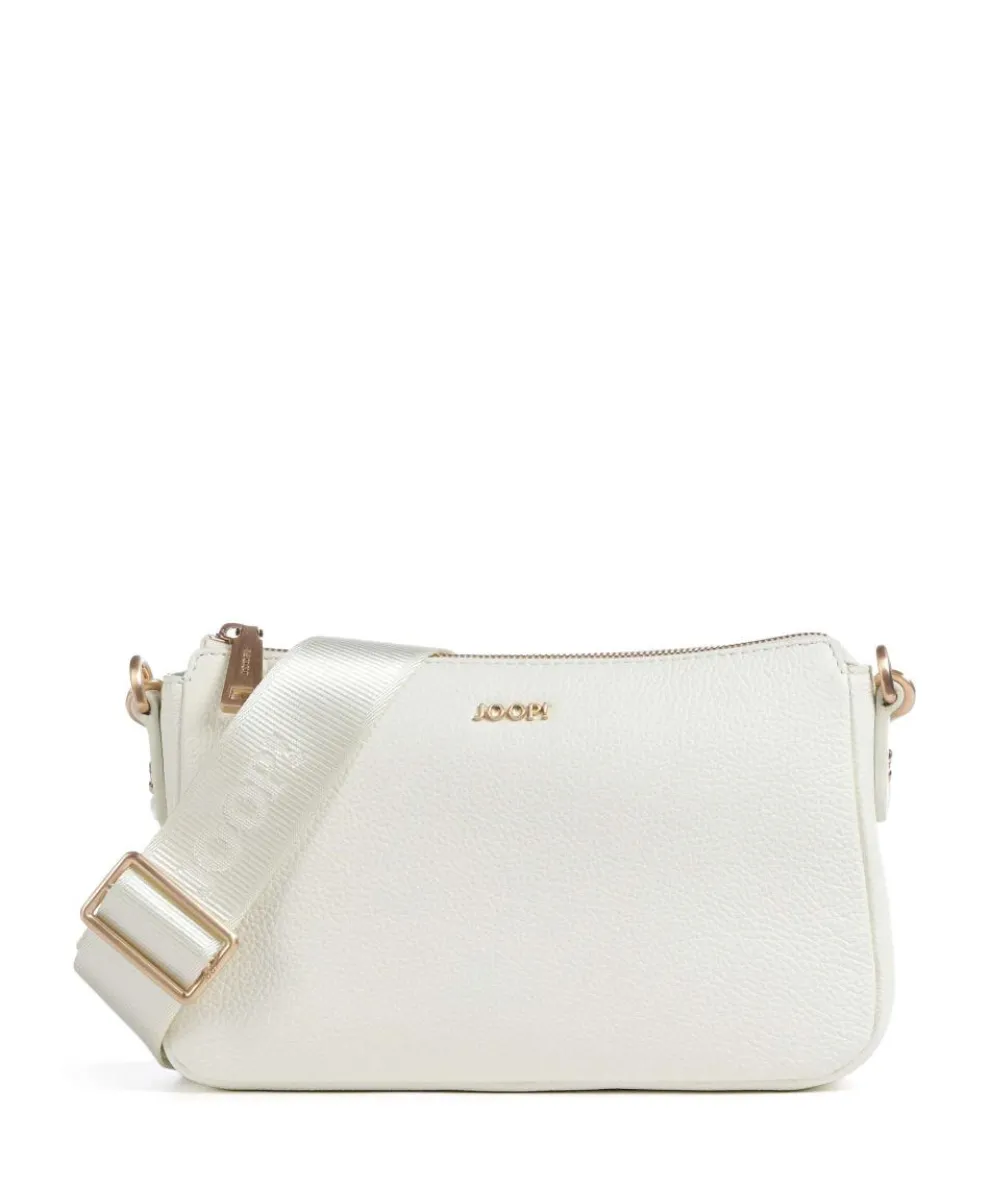 Vivace Jasmina Umhängetasche genarbtes Rindsleder weiß