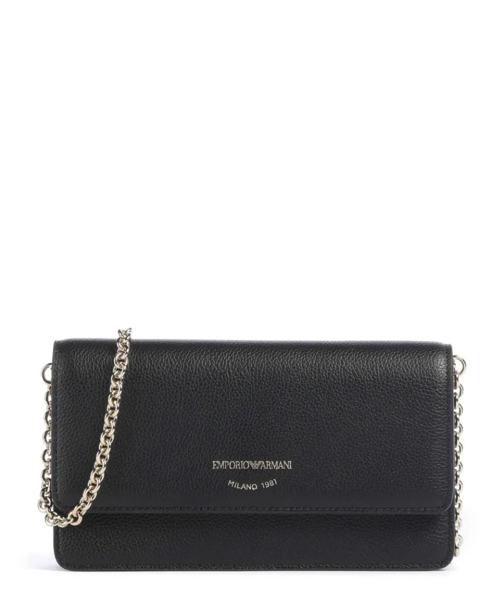 Vivienne Umhängetasche fein genarbtes Rindsleder schwarz