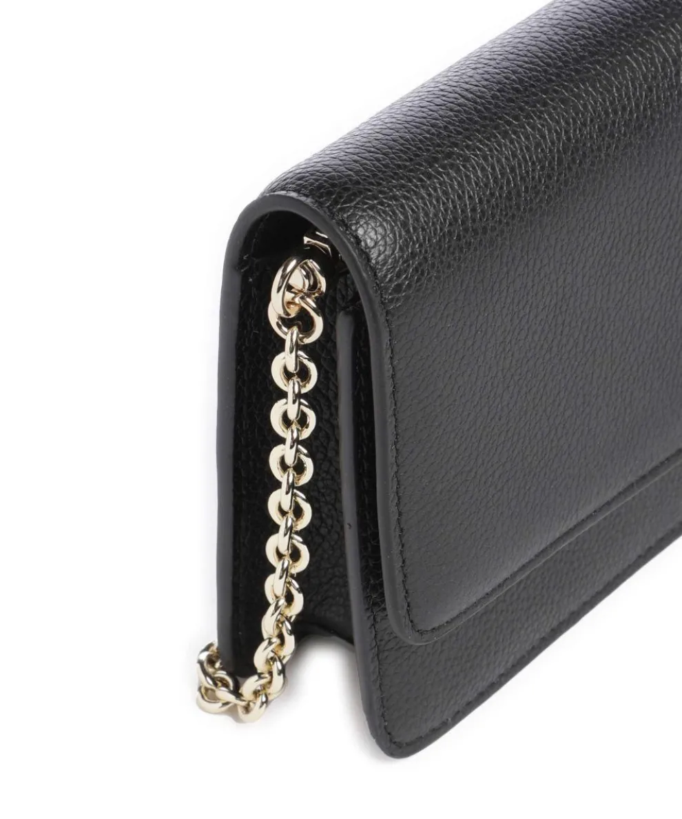 Vivienne Umhängetasche fein genarbtes Rindsleder schwarz