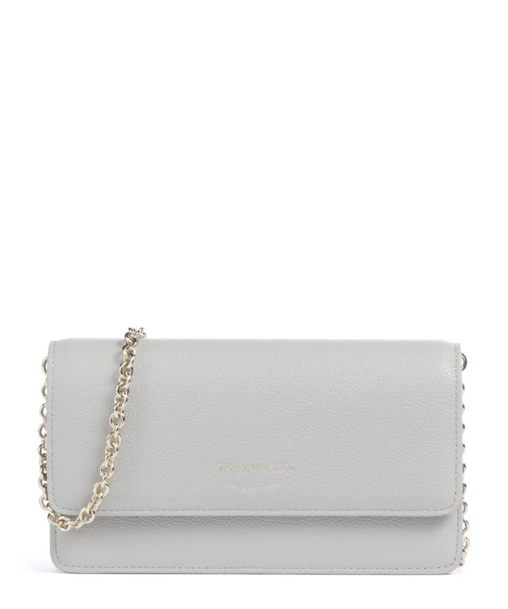 Vivienne Umhängetasche fein genarbtes Rindsleder grau