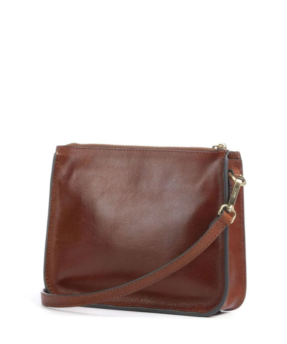 Volterra S Umhängetasche fein genarbtes Rindsleder braun
