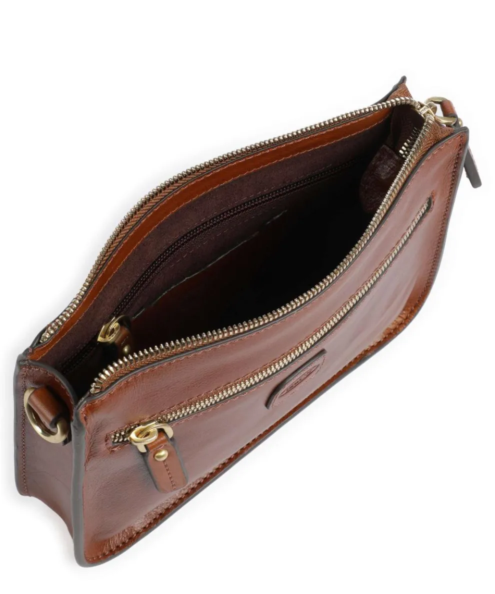 Volterra S Umhängetasche fein genarbtes Rindsleder braun