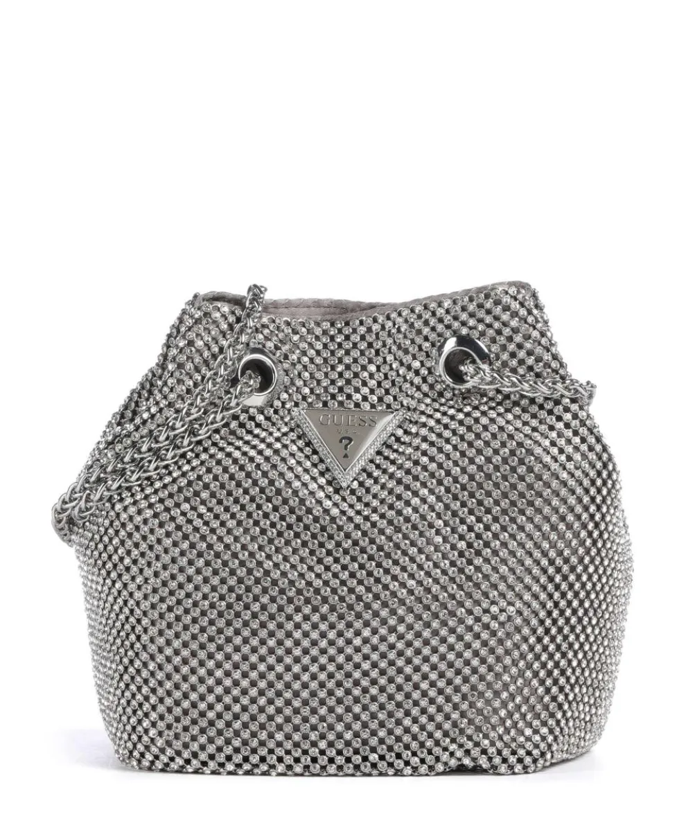 Zalina Schultertasche Aluminium silber