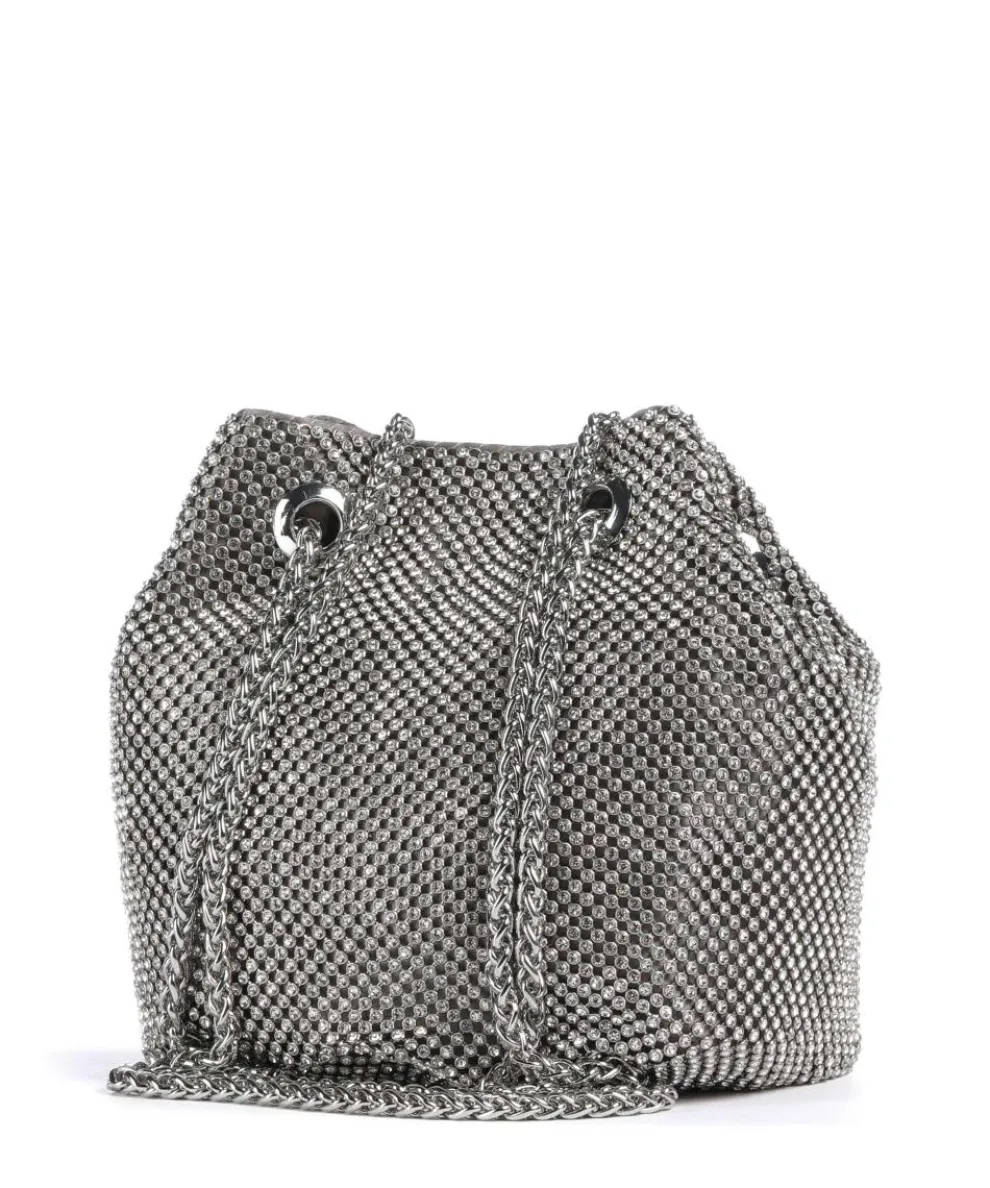 Zalina Schultertasche Aluminium silber