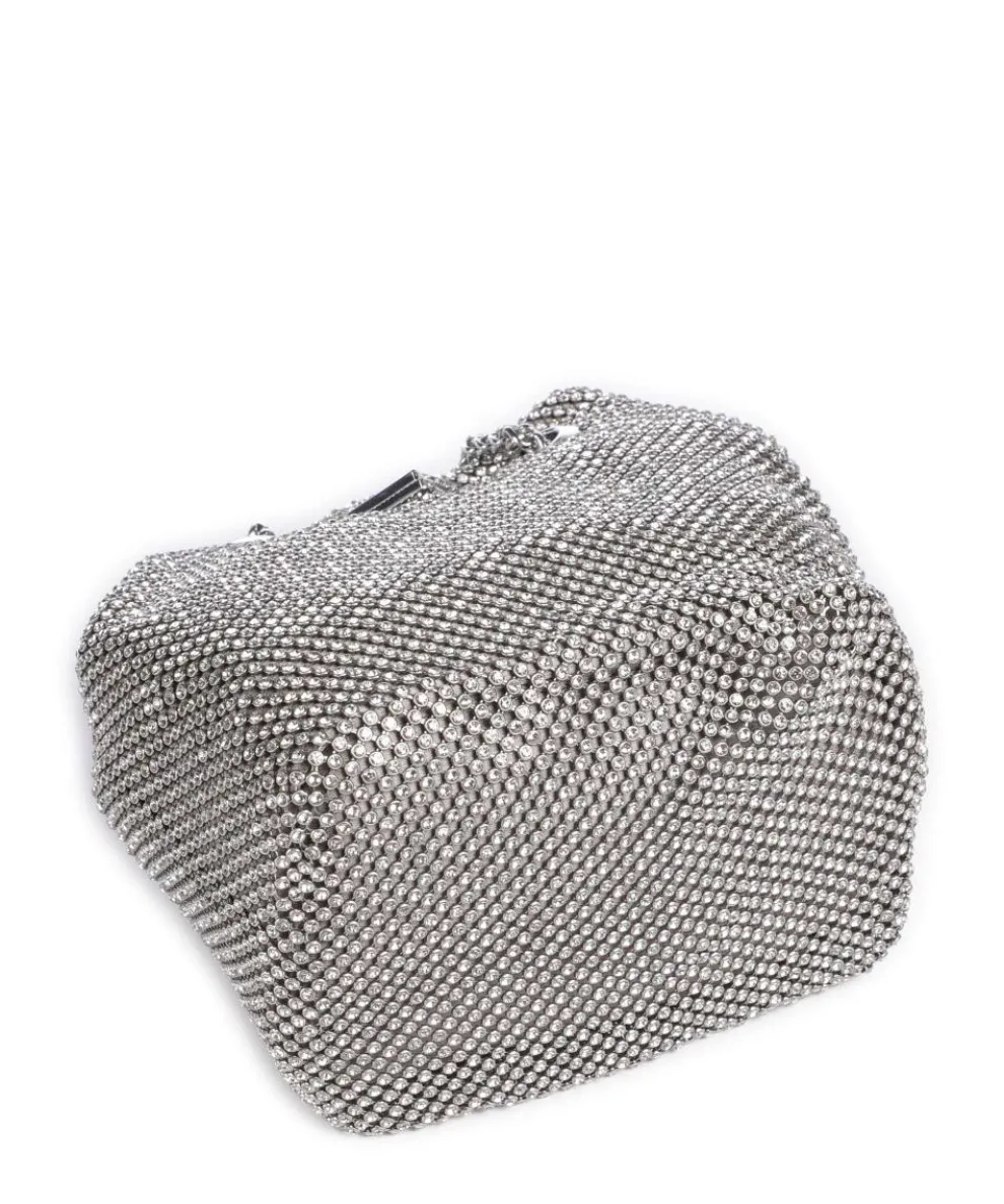 Zalina Schultertasche Aluminium silber