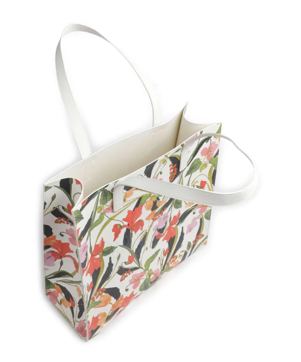 Flowela Shopper Lederimitat creme