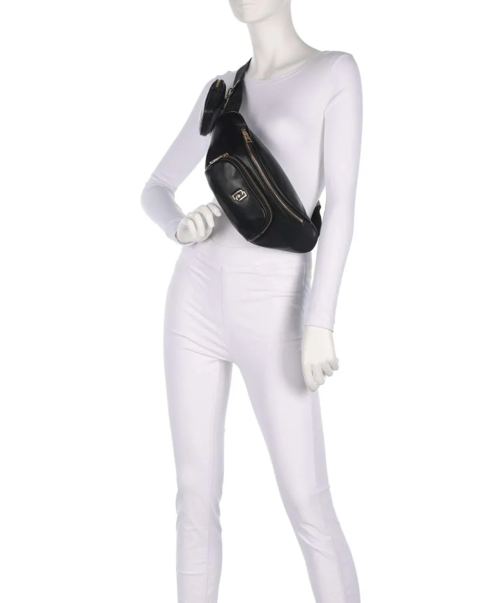 Achala M Gürteltasche Lederimitat schwarz