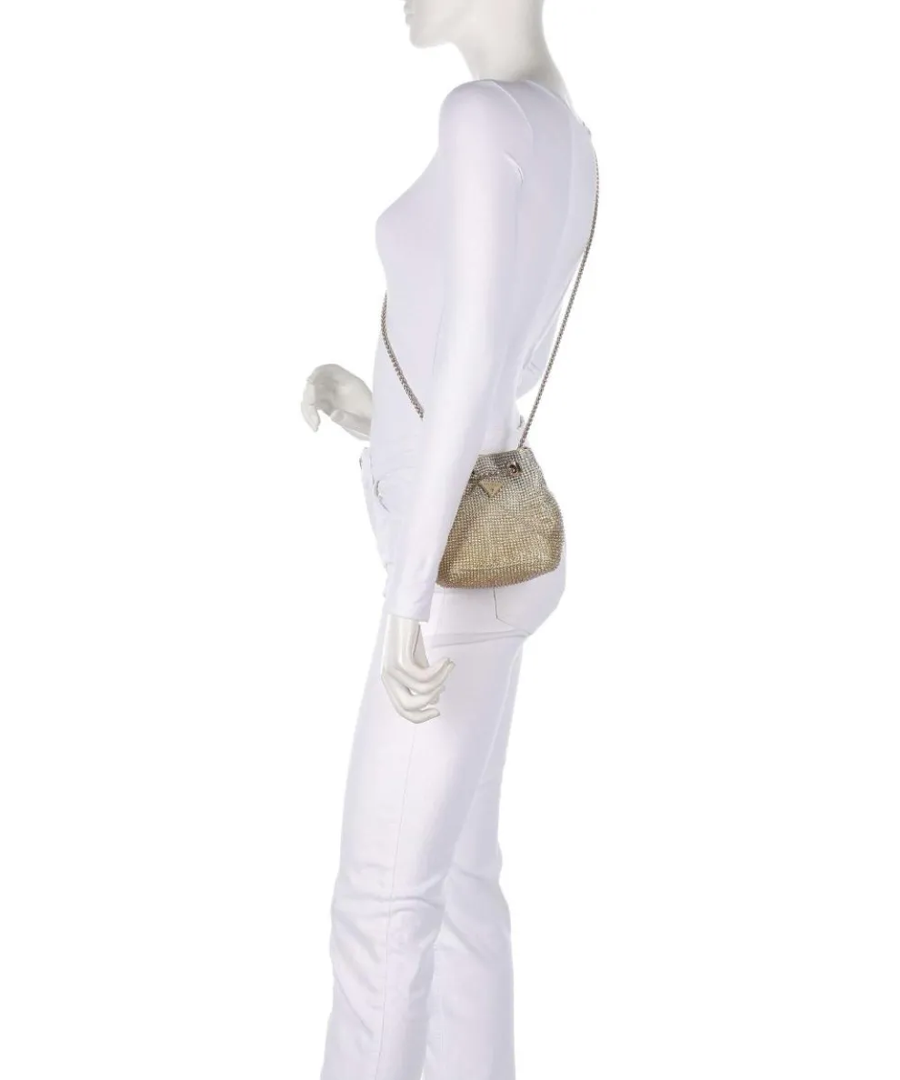 Zalina Schultertasche Aluminium gold