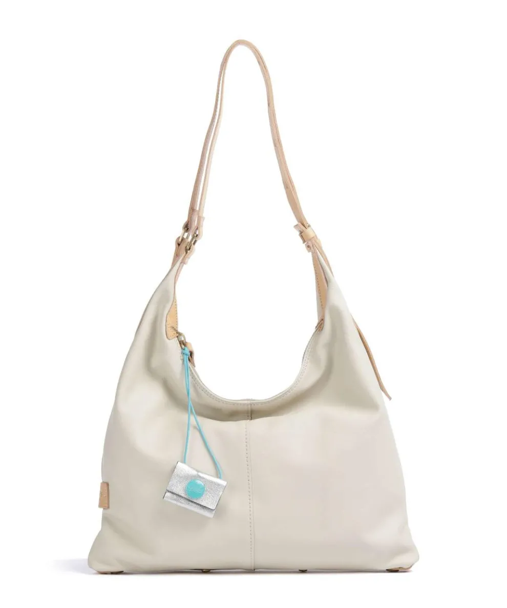 Naxos Clara Beuteltasche fein genarbtes Rindsleder beige
