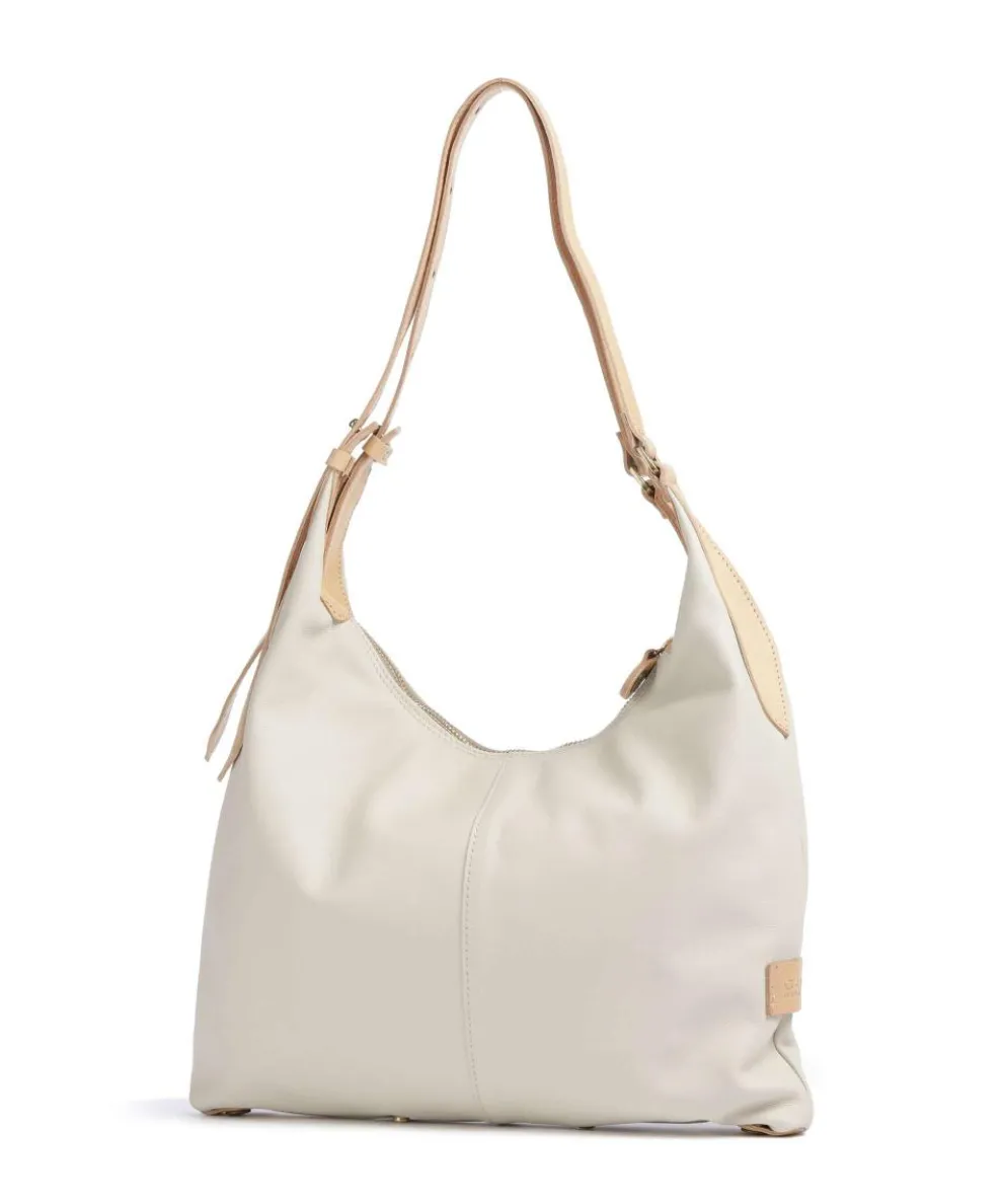 Naxos Clara Beuteltasche fein genarbtes Rindsleder beige