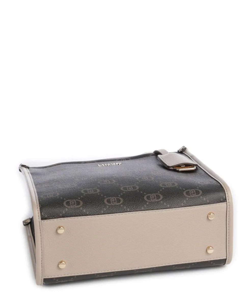 Ridhi S Handtasche Lederimitat beige